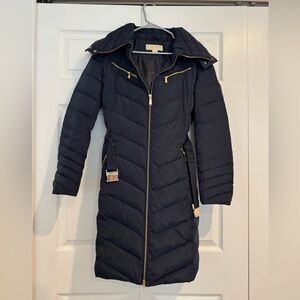 Michael Kors- Navy Blue Winter Coat